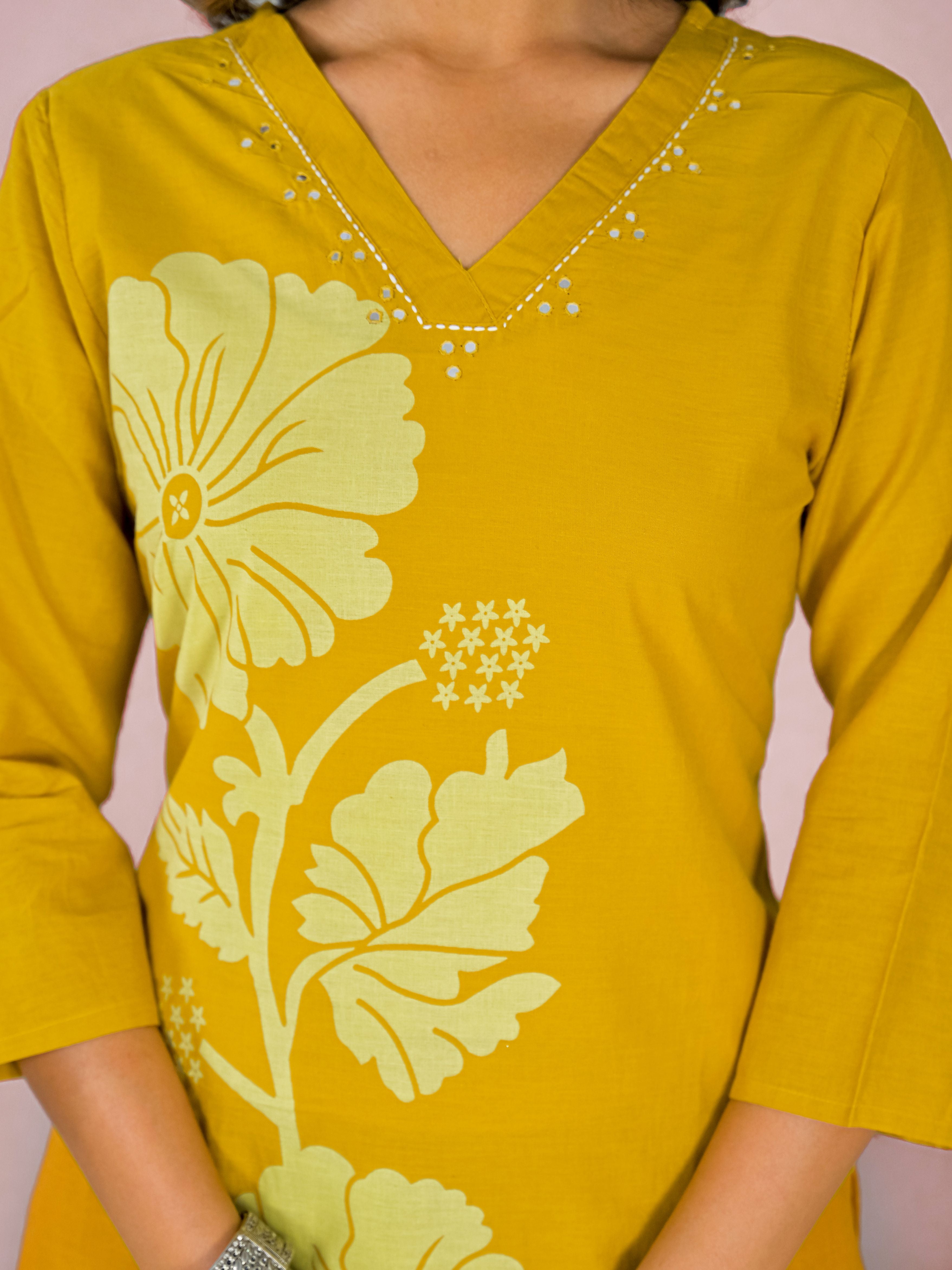 Aabha Cotton Kurta Set