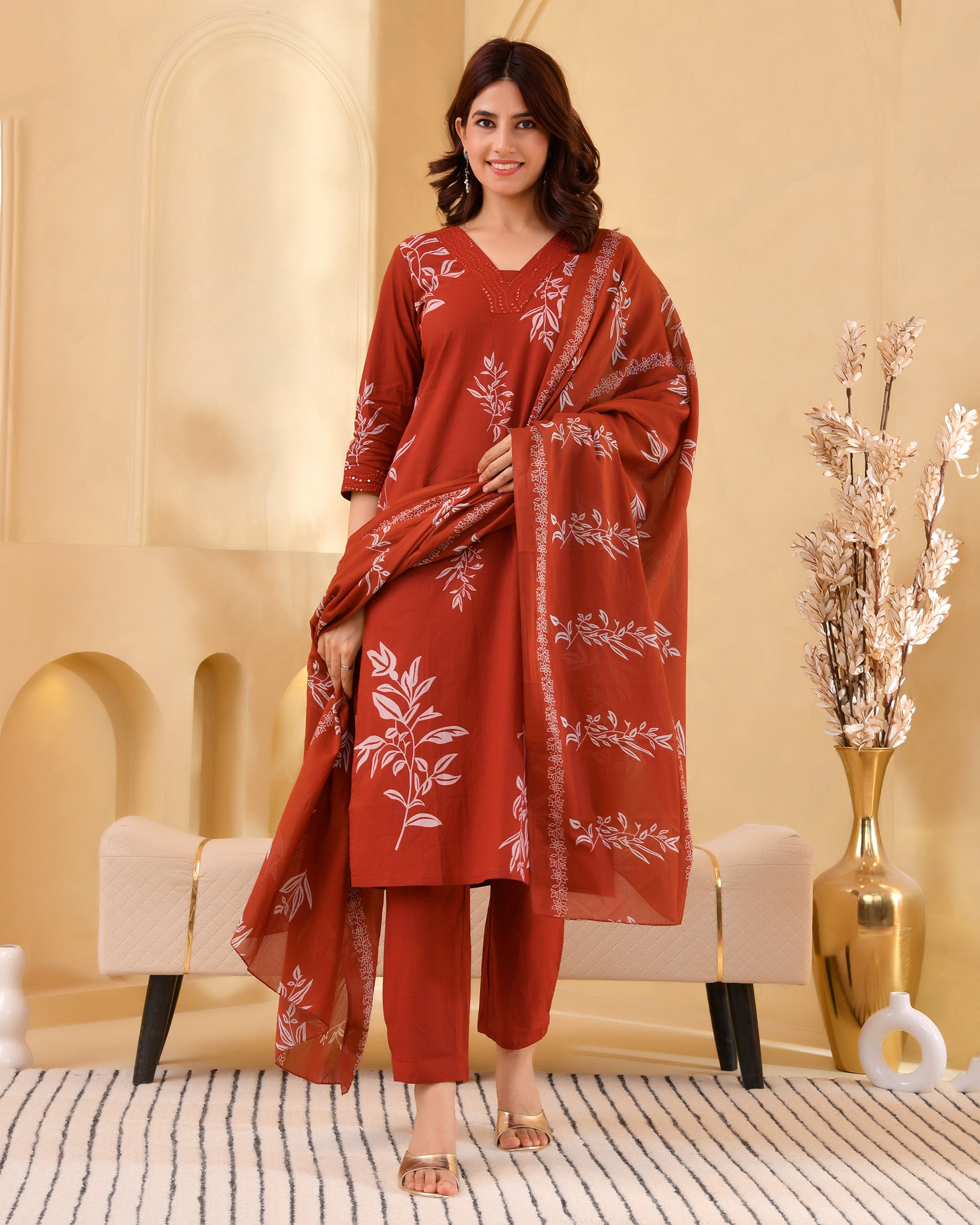 Nargis Cotton Kurta Set