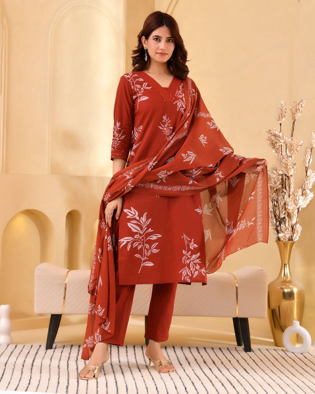 Nargis Cotton Kurta Set