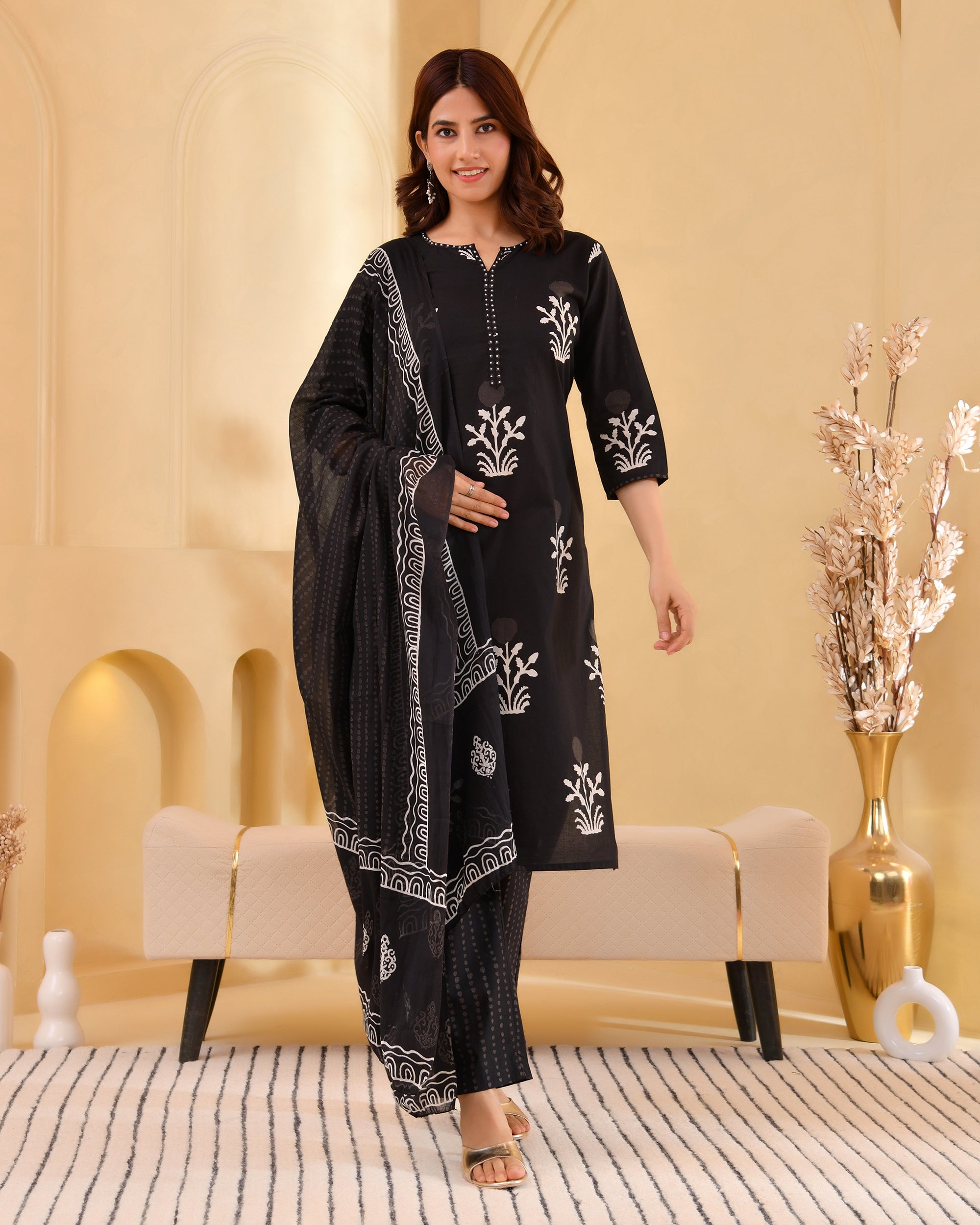 Arunya Cotton Kurta Set