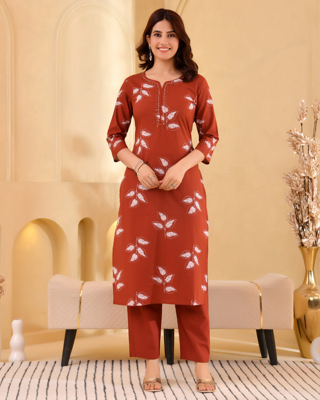 Pallavi Cotton Kurta Set