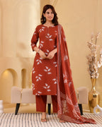 Pallavi Cotton Kurta Set