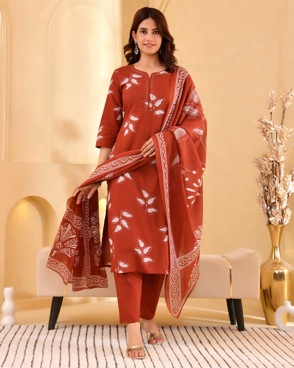 Pallavi Cotton Kurta Set