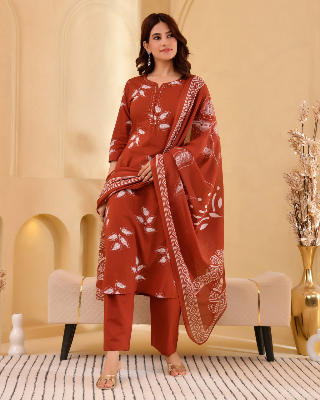 Pallavi Cotton Kurta Set