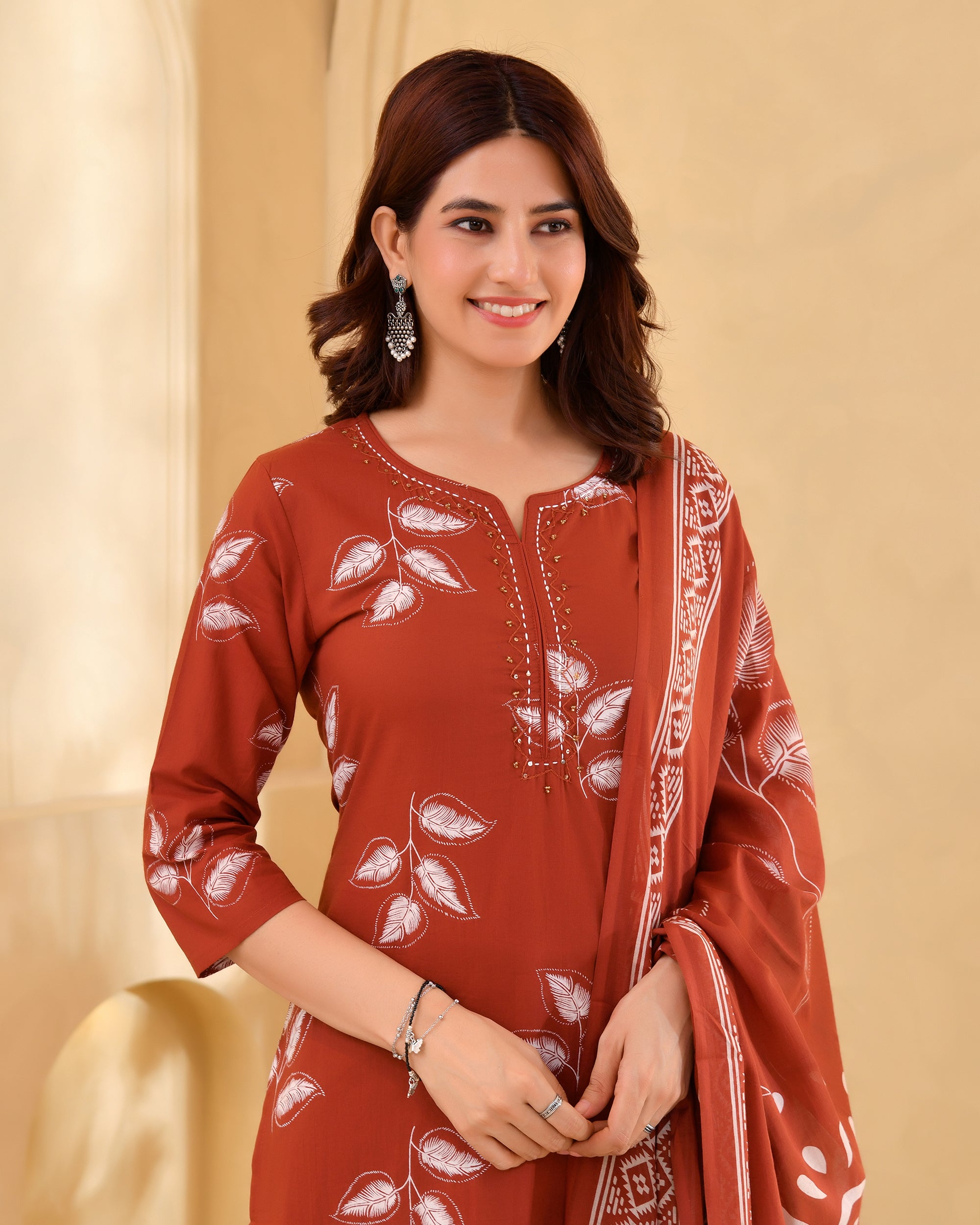 Pallavi Cotton Kurta Set