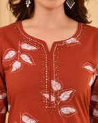 Pallavi Cotton Kurta Set