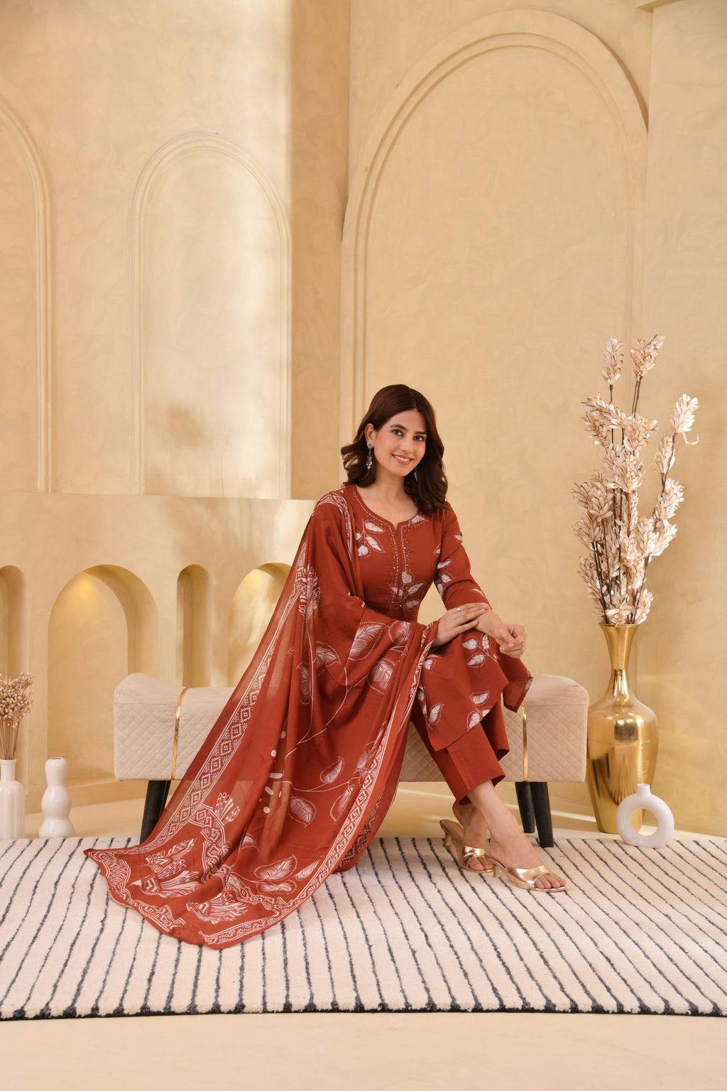 Pallavi Cotton Kurta Set
