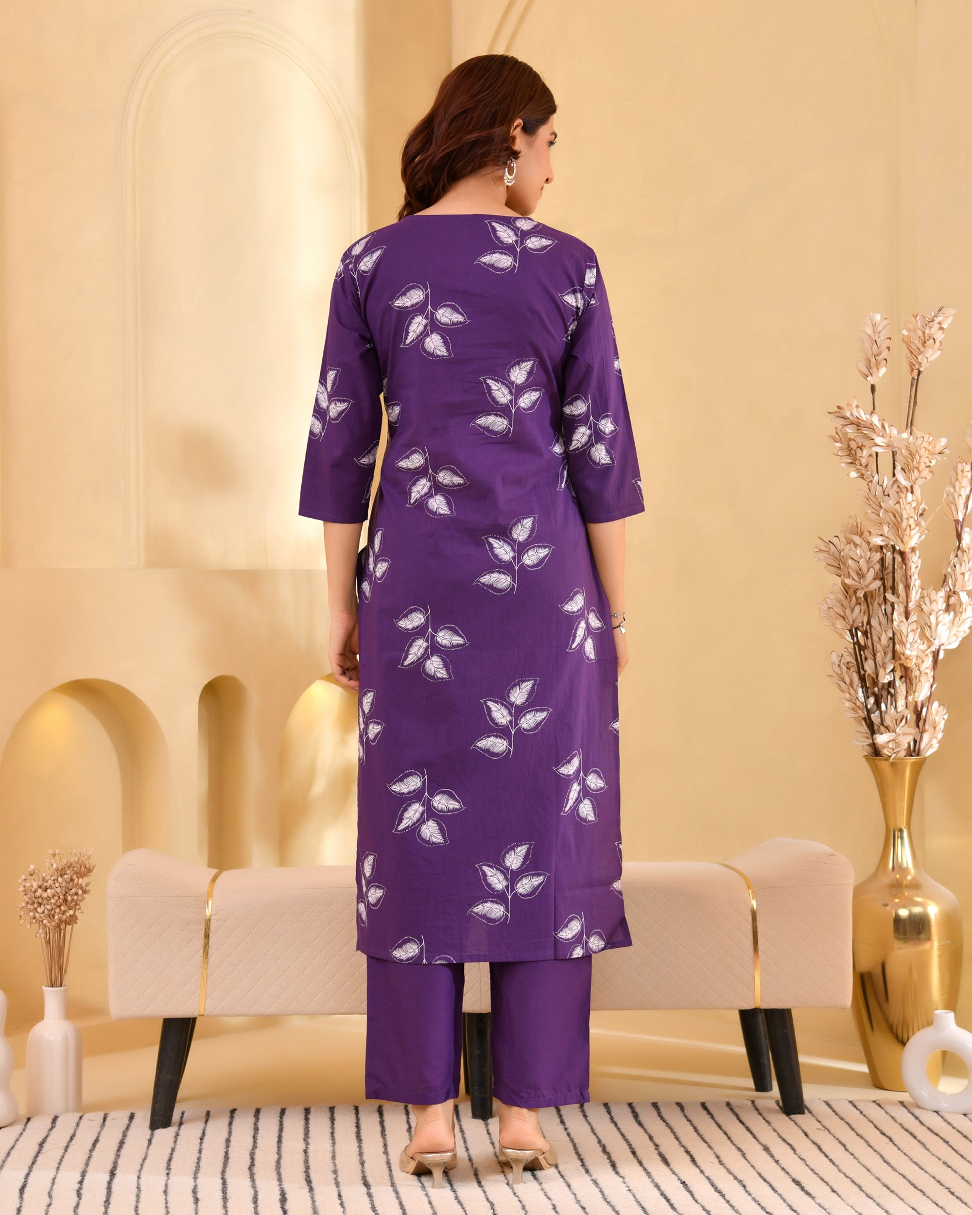 Pallavi Cotton Kurta Set