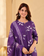Pallavi Cotton Kurta Set