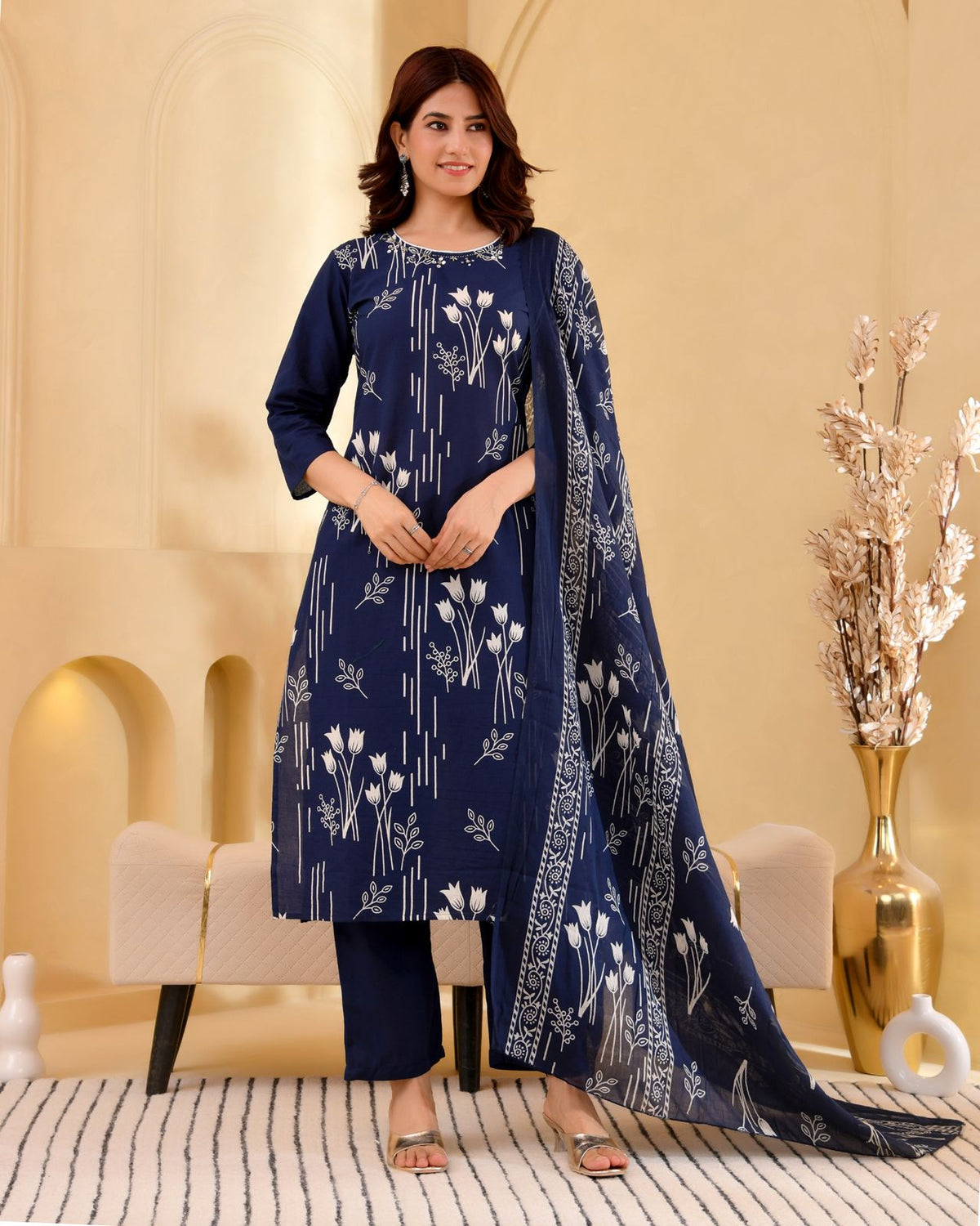 Zoya Premium Cotton Kurta Set