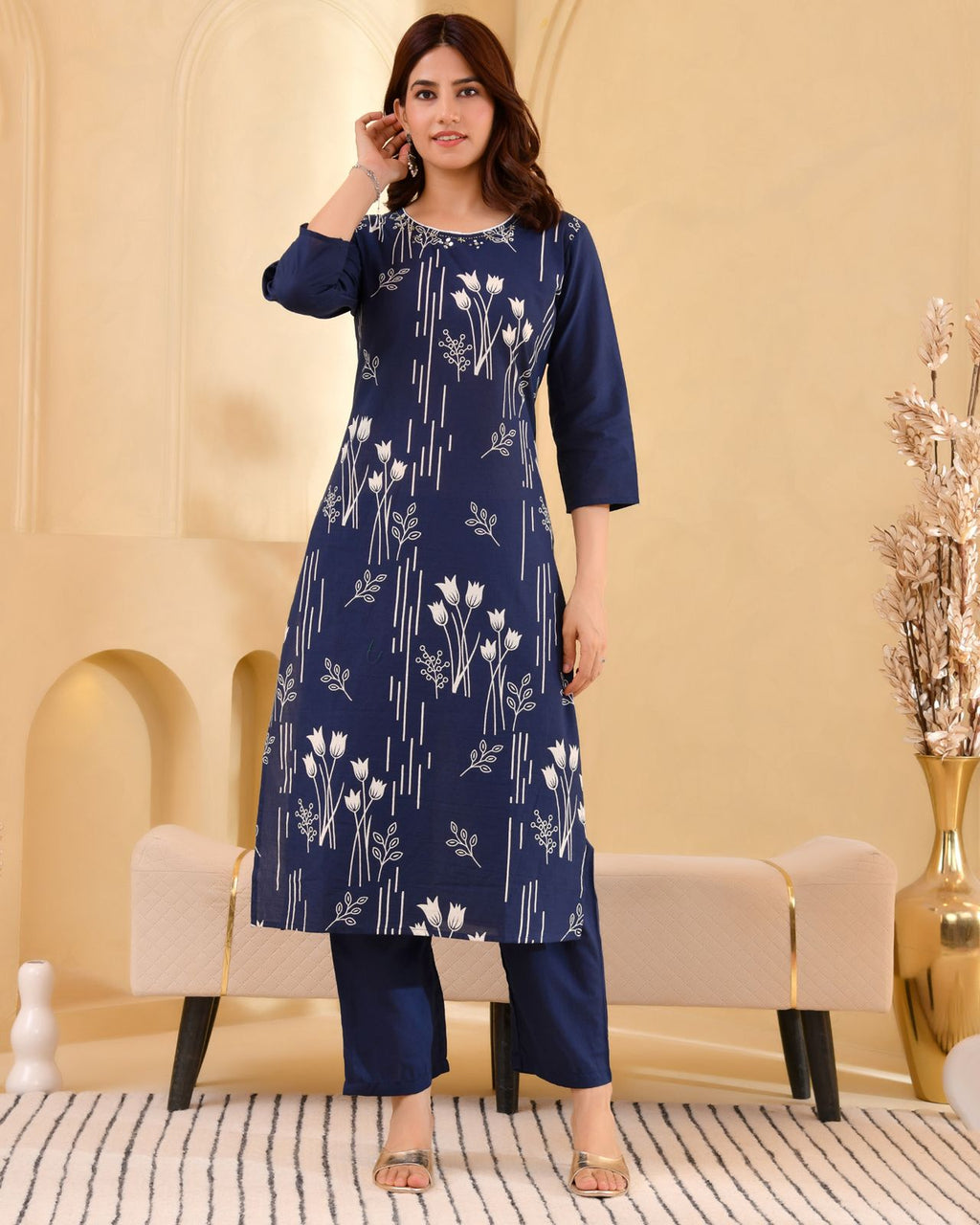 Zoya Premium Cotton Kurta Set