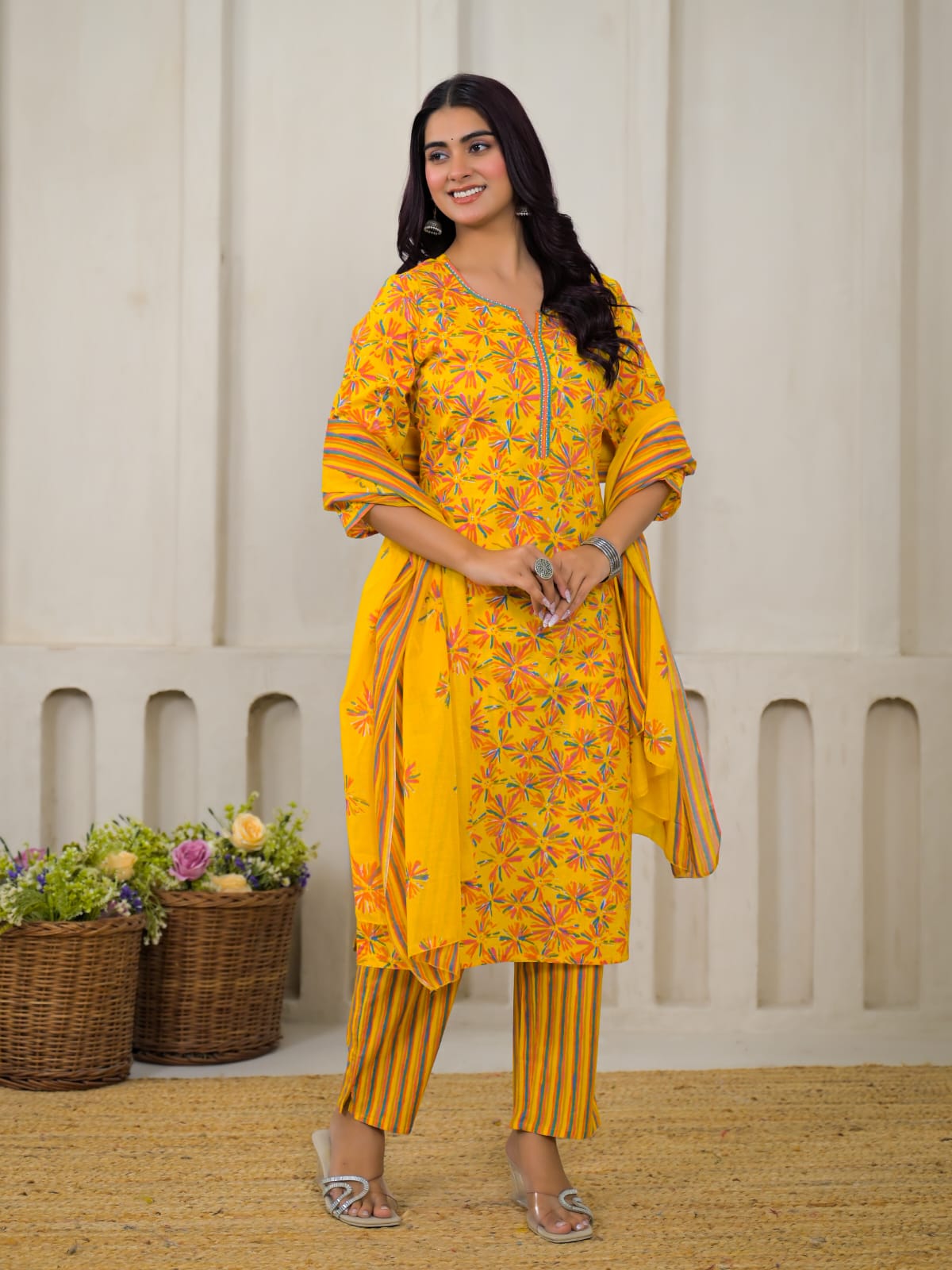 Vihana Cotton Kurta Set
