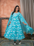 Neelaya Printed Premium Cotton Kurta Set