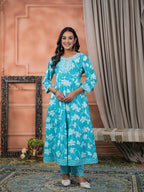 Neelaya Printed Premium Cotton Kurta Set