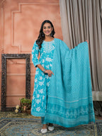 Neelaya Printed Premium Cotton Kurta Set