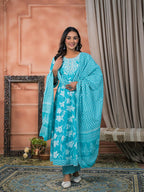Neelaya Printed Premium Cotton Kurta Set