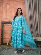Neelaya Printed Premium Cotton Kurta Set