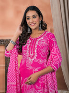 Pankhuri Printed Premium Cotton Kurta Set