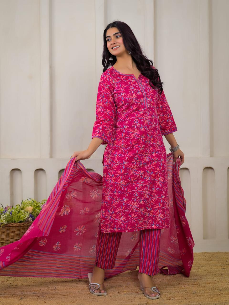 Vihana Cotton Kurta Set