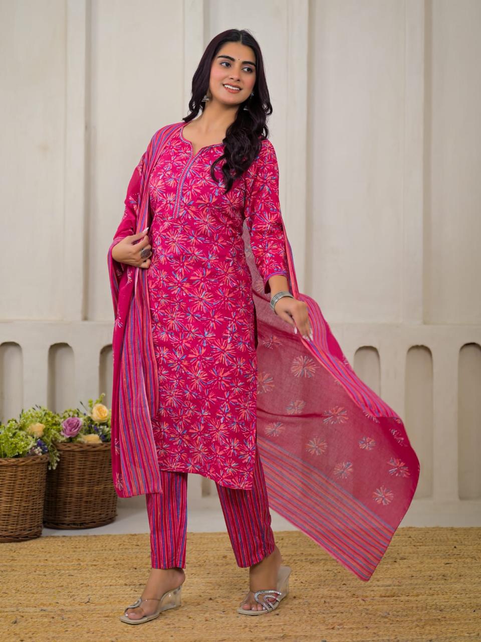 Vihana Cotton Kurta Set