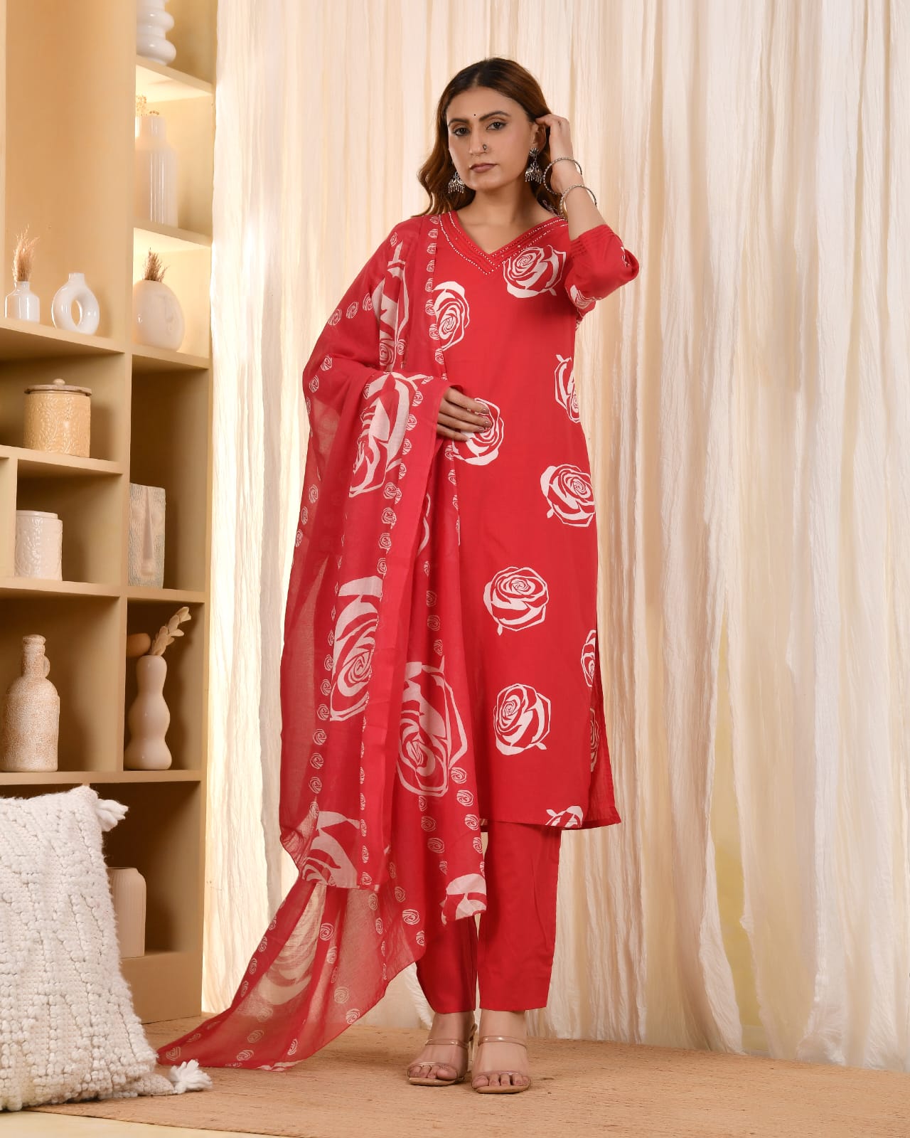 Rivaa Cotton Kurta Set