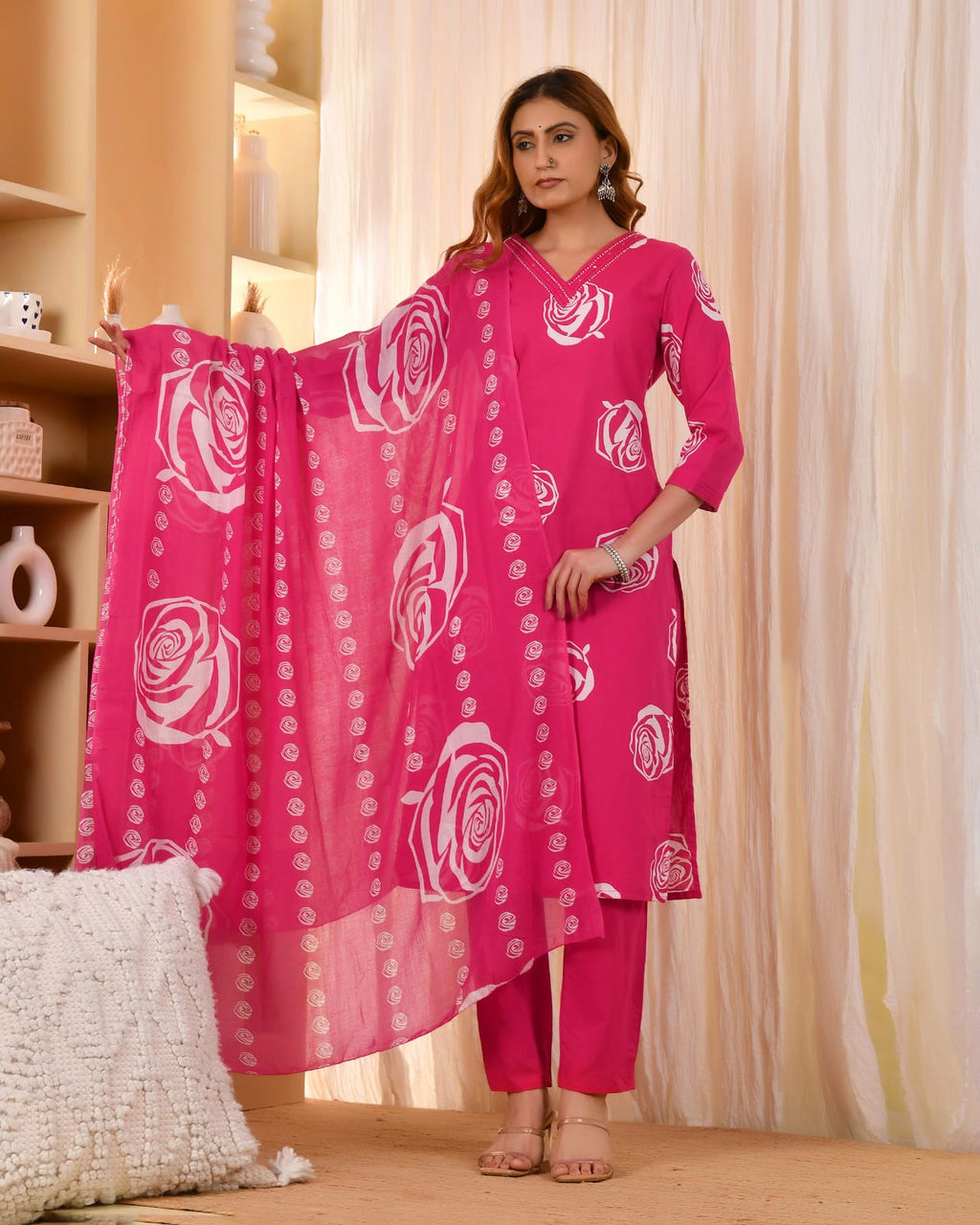Rivaa Cotton Kurta Set