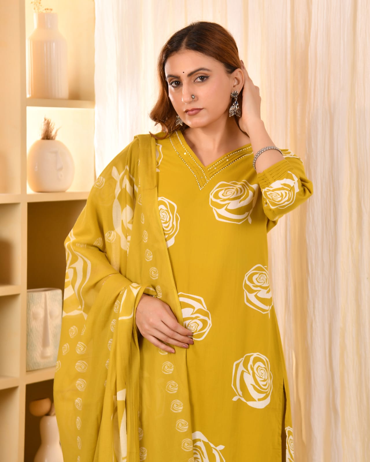 Rivaa Cotton Kurta Set