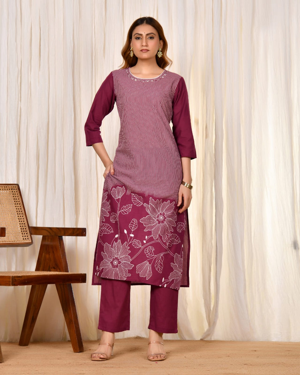 Anvika Cotton Kurta Set
