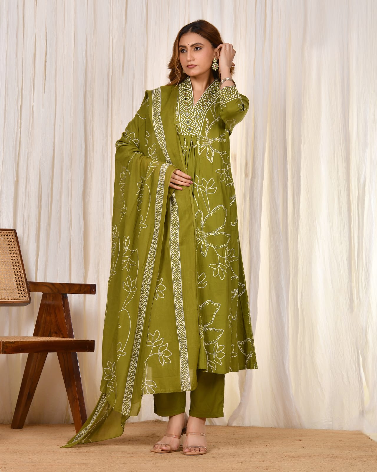 Elina Cotton Kurta Set