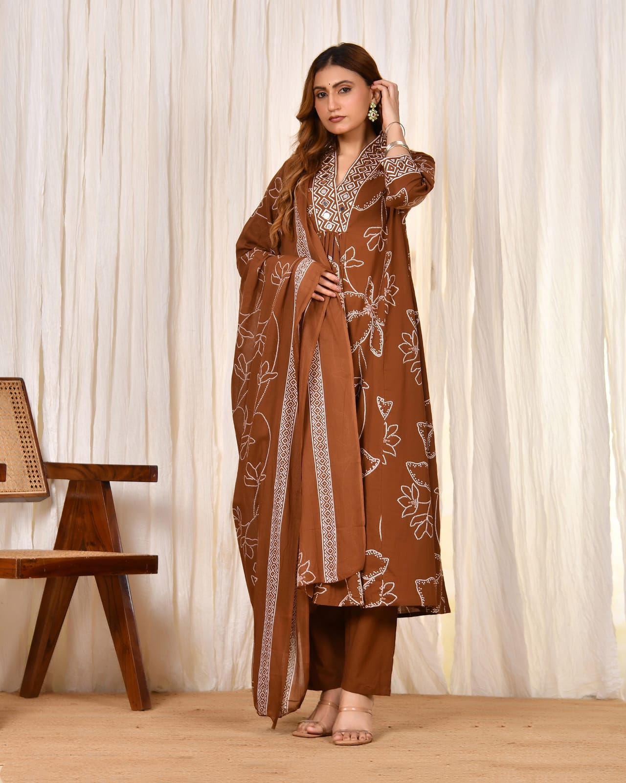 Elina Cotton Kurta Set