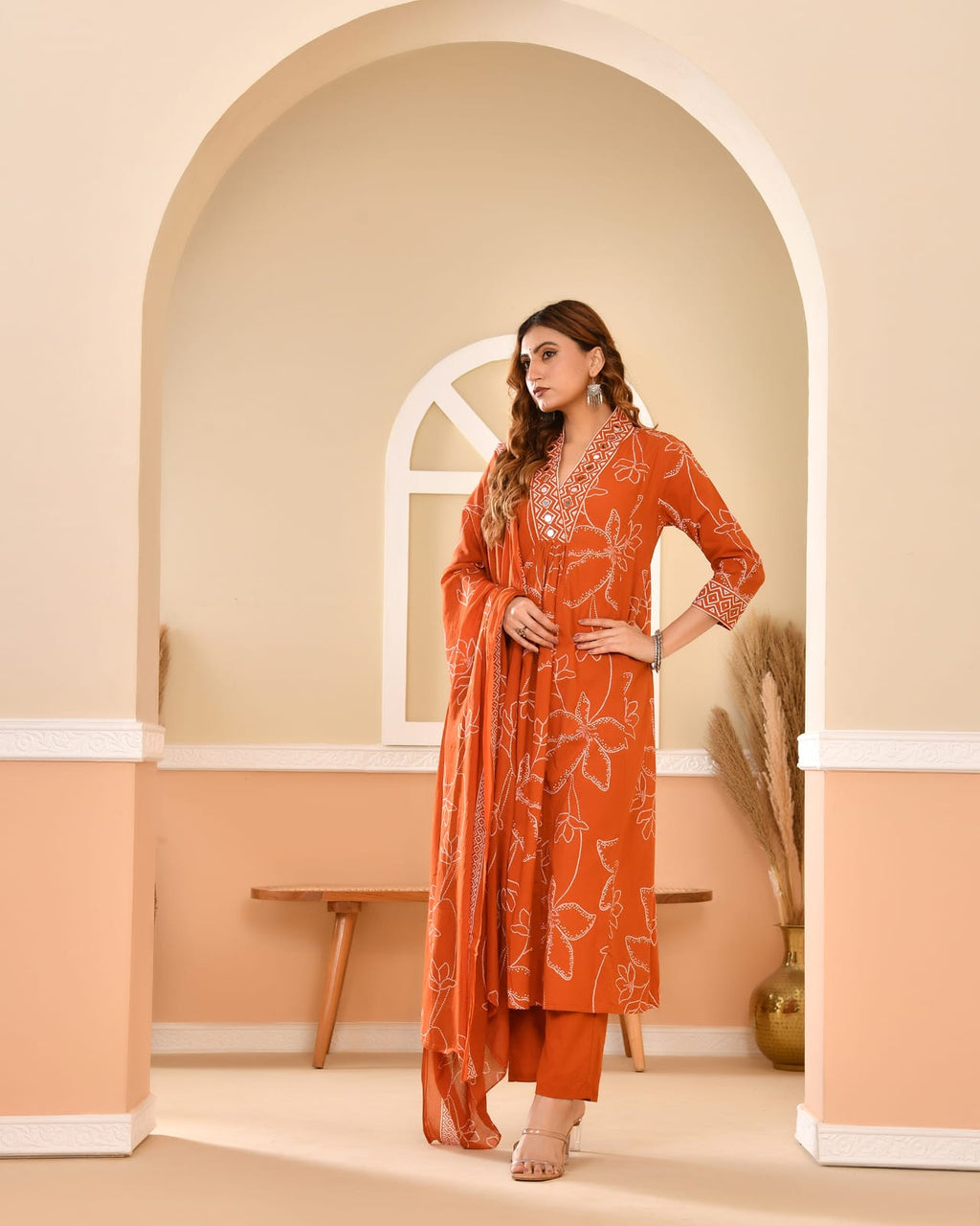 Elina Cotton Kurta Set