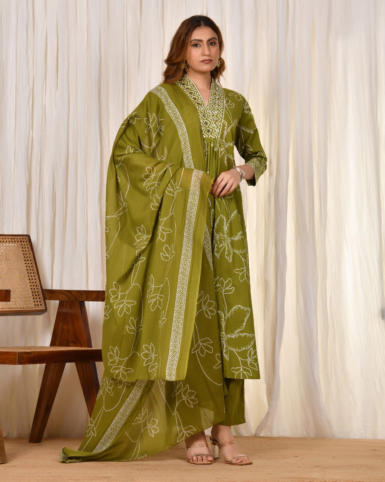 Elina Cotton Kurta Set