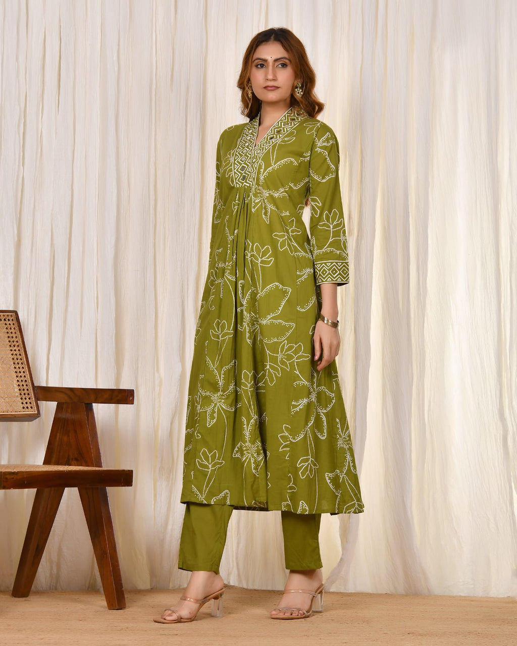 Elina Cotton Kurta Set