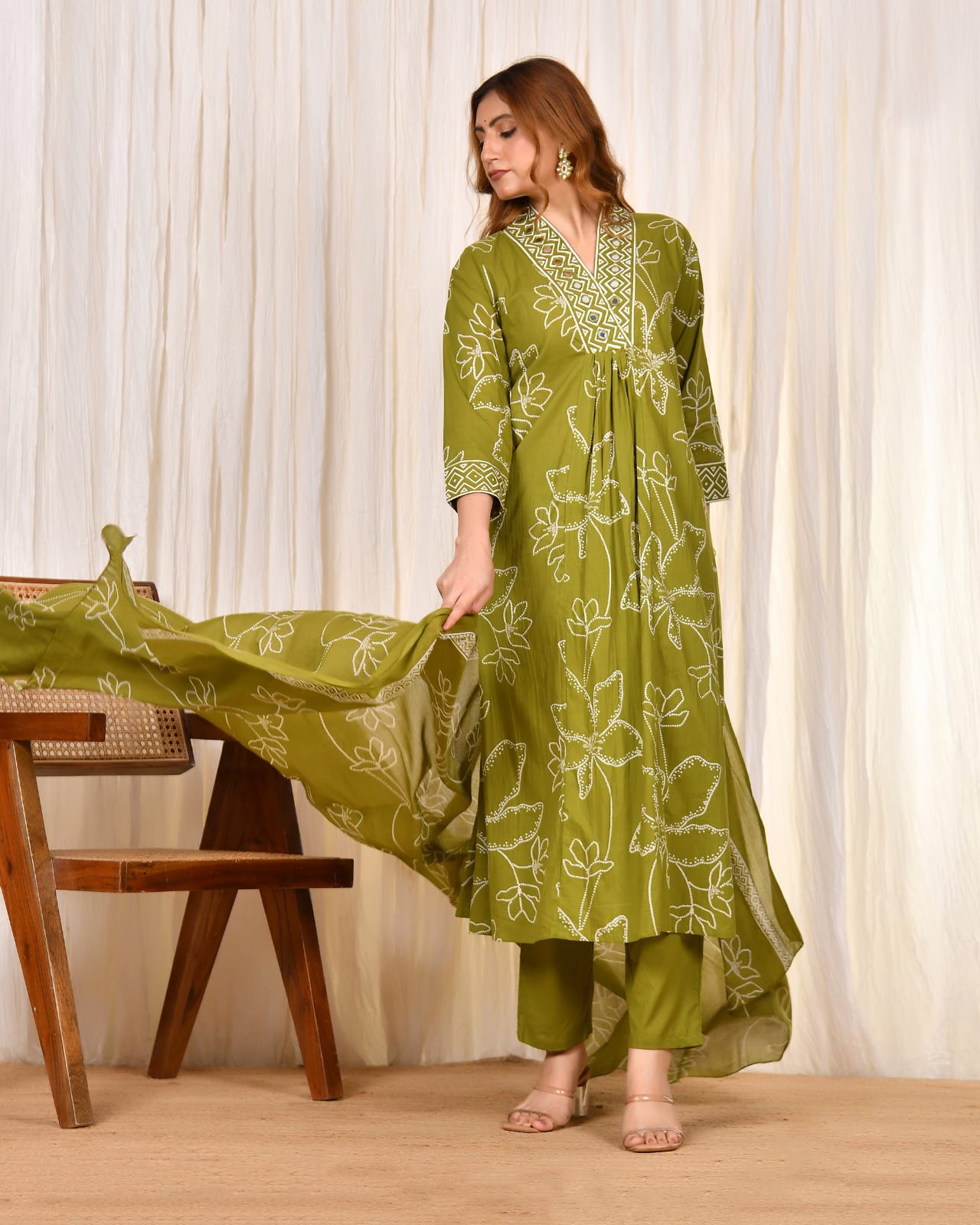 Elina Cotton Kurta Set