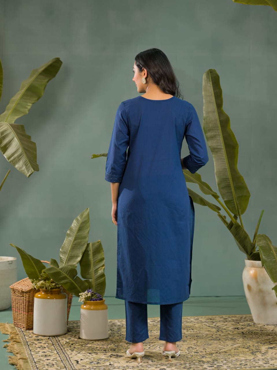 Noor Printed Premium Cotton Kurta Set