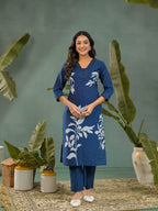 Noor Printed Premium Cotton Kurta Set