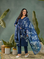 Noor Printed Premium Cotton Kurta Set