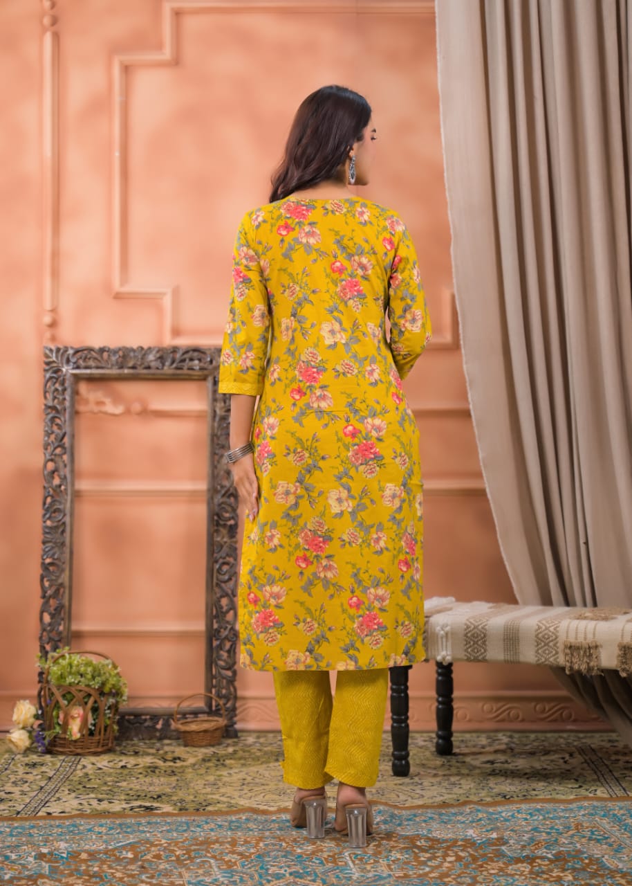 Kairavi Premium Cotton Kurta Set