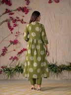 Adaa Premium Printed Cotton Kurta Set