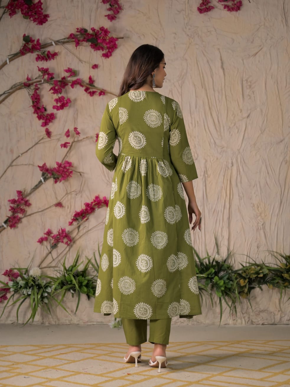 Adaa Premium Printed Cotton Kurta Set