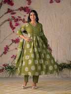 Adaa Premium Printed Cotton Kurta Set