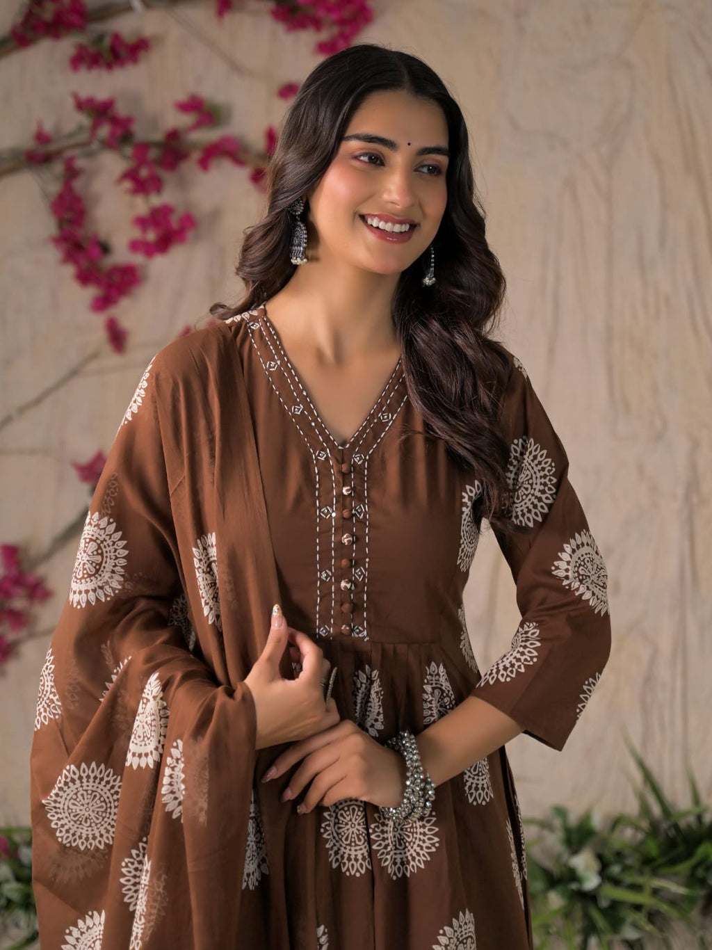 Adaa Premium Printed Cotton Kurta Set