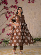 Adaa Premium Printed Cotton Kurta Set