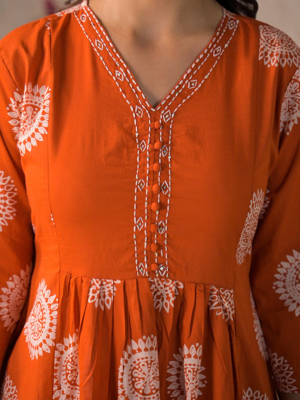 Adaa Premium Printed Cotton Kurta Set