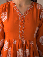 Adaa Premium Printed Cotton Kurta Set