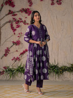 Adaa Premium Printed Cotton Kurta Set