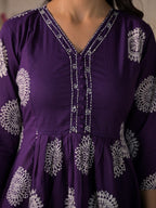 Adaa Premium Printed Cotton Kurta Set