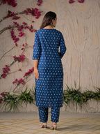 Gulabo Premium Bandhej Cotton Kurta Set