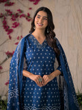 Gulabo Premium Bandhej Cotton Kurta Set