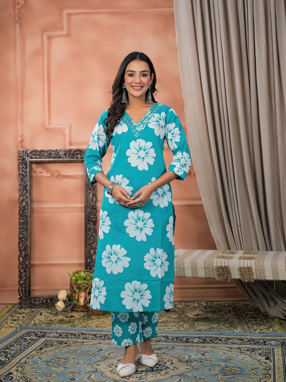 Anira Cotton Kurta Set